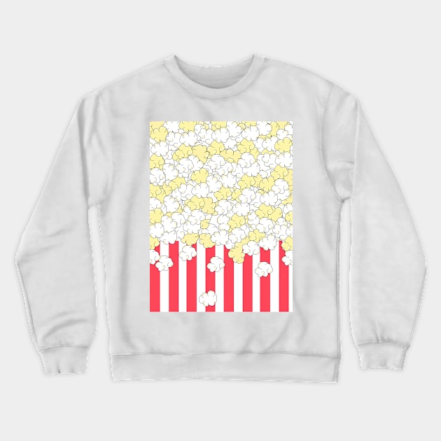 BUTTERED Popcorn Crewneck Sweatshirt by SartorisArt1